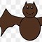 Image result for Brown Bat Drawing