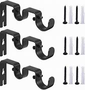 Image result for Curtain Rod Hangers