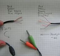 Image result for Headphone Jack Wire Colors