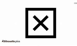 Image result for Box with X Symbol