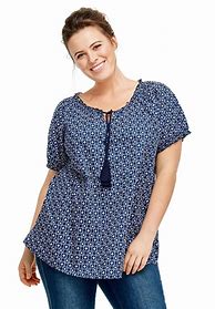 Image result for Plus Size Peasant Blouse