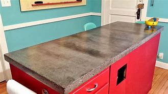 Image result for Poured Concrete Countertops