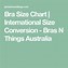 Image result for Bra Size Conversion Chart Australia