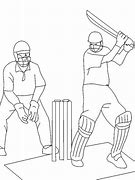 Image result for Cricket Fielder Outline