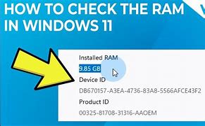 Image result for How to Check Ram ROM in Laptop