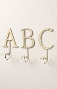 Image result for Alphabet Towel Hooks