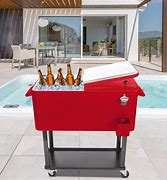Image result for Ice Cooler Cart On Wheels