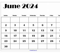 Image result for Blank June Calendar
