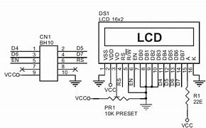 Image result for LCD 1602 Module Pins