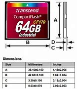 Image result for Compact Flash Dimensions