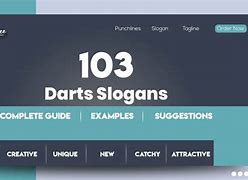 Image result for Darts Sloguns