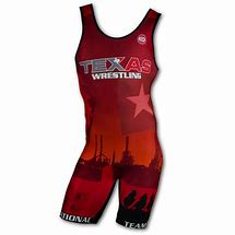 Image result for Red Wrestling Singlet