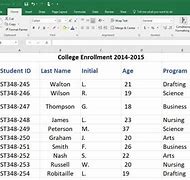 Image result for Create a Simple Database in Excel