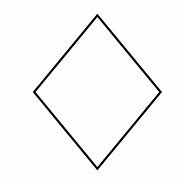 Image result for Rhombus Shape Clip Art