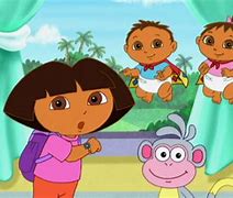 Image result for Dora the Explorer Super Babies Nick Jr