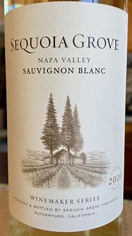 Image result for Sequoia Grove Sauvignon Blanc