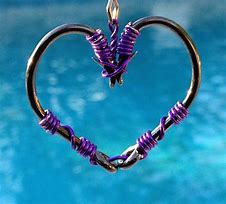 Image result for Fish Hook Heart Necklace