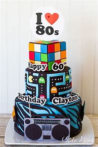 Image result for 80s Birthday Cake