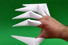 Image result for How to Make Paper Finger Claws