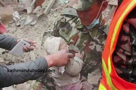 Image result for Baby Girl Rescue in Earthquake