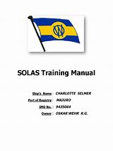 Image result for Solas Training Manual Cover