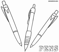 Image result for Cartoon Broken Ink Pen Apart with Spring