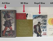 Image result for B5 Book Size