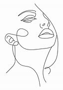 Image result for Art Abstract Woman Face Outline