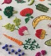 Image result for Vegetable Garden Embroidery Designs