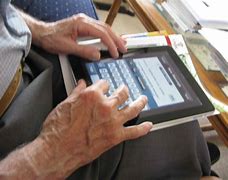 Image result for Helping Elderly with iPad