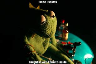 Image result for Depression Memes Kermit
