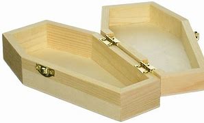 Image result for Wooden Coffin Box