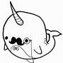 Image result for Cute Baby Narwhal Coloring Pages