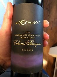Image result for W H Smith Cabernet Sauvignon Howell Mountain Estate