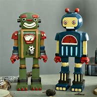 Image result for Retro Robot Figurines