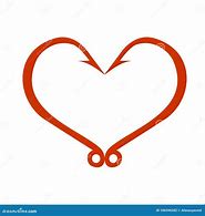 Image result for Heart with a Fish Hook in It