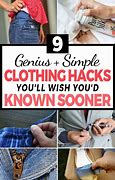 Image result for Clothing Hack Ideas