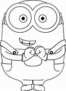 Image result for Simple Minion Coloring Page