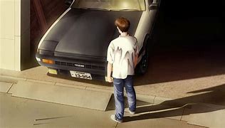 Image result for Takumi Initial D Infront of His 86