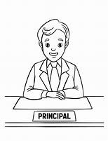Image result for Principal Clip Art Black and White
