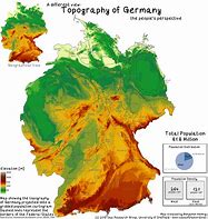 Image result for Germany Terrain Map
