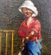 Image result for Cricket Oil Paintings