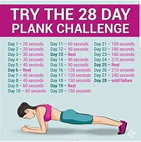 Image result for 28 Day Exercise Challenge Printable