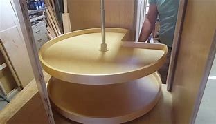 Image result for What Hinge Kit Is Used with a KlearVue 36 Inch Lazy Susan