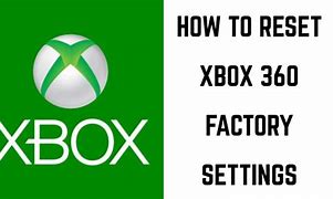 Image result for Xbox 360 Factory Reset Code