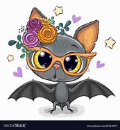 Image result for Cartoon Bat with Glasses