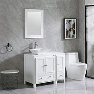 Image result for 36 Inch Bathroom Vanity with Vessel Sink
