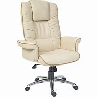 Image result for Cream Leather Office Chair
