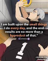 Image result for Anime Quotes Haikyuu