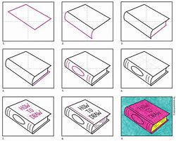 Image result for 2D Book Drawing